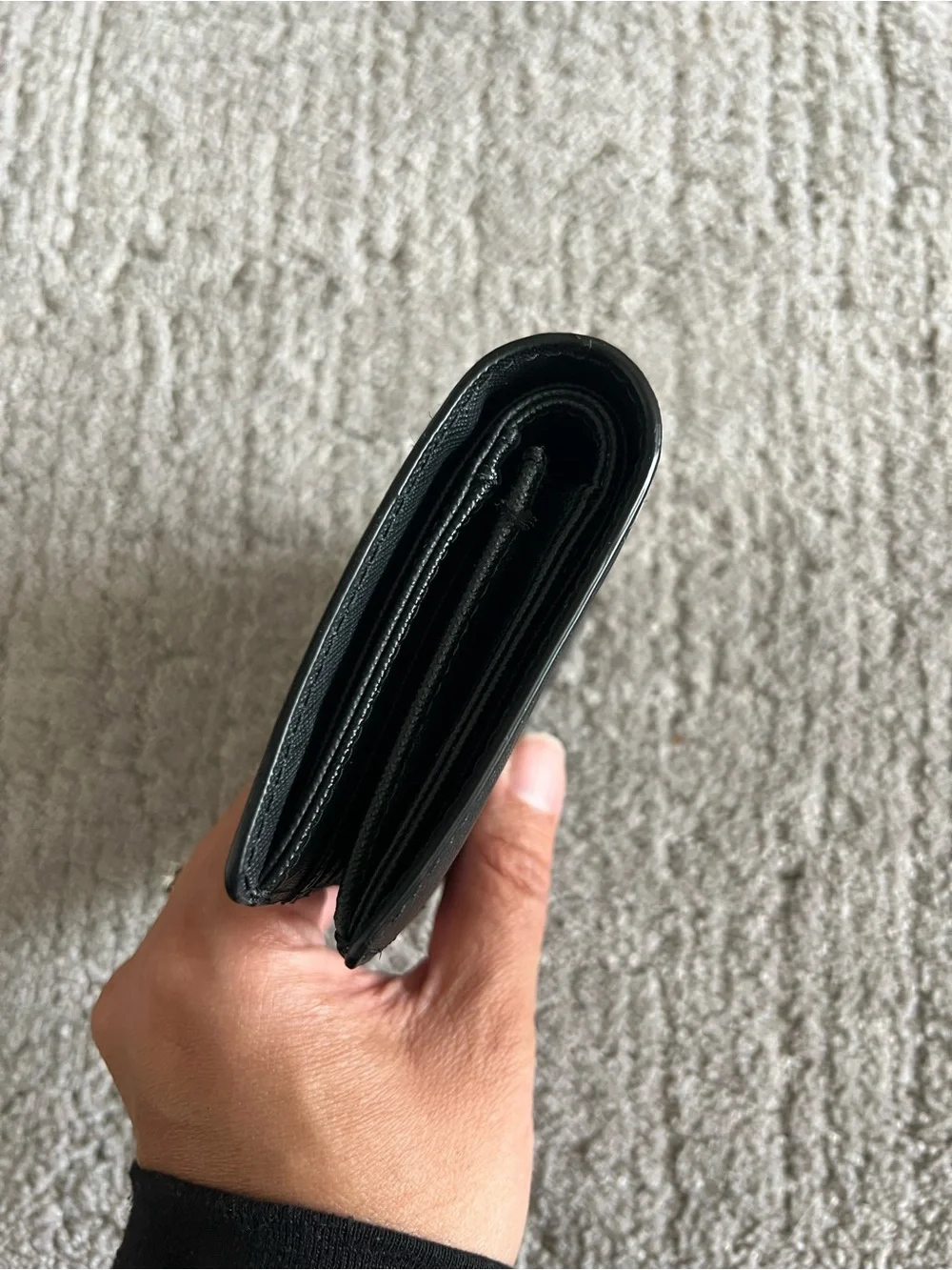 Michael Kors Black Wallet with Gold Logo